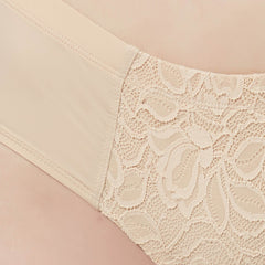 SOIE Woman - High Waist Full Coverage Lace Brief (Pack-2) - Panty -for Women