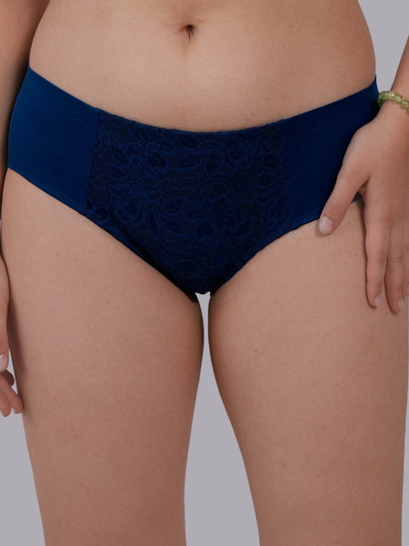 SOIE Woman - High Waist Full Coverage Lace Panty - Panty -for Women