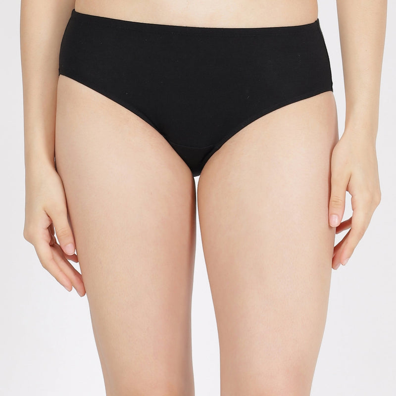 High Rise Full Coverage Cotton Modal Panty with Soft No-Mark Waistband