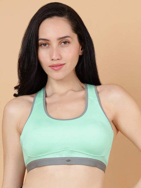 Seamless Padded Racerback Sports Bra