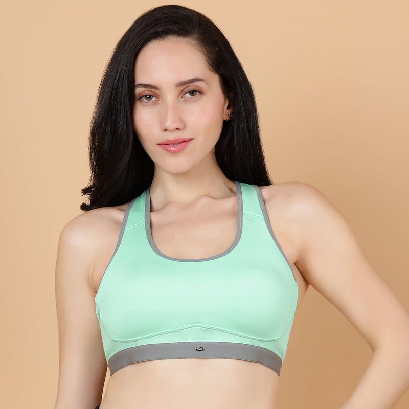 Seamless Padded Racerback Sports Bra
