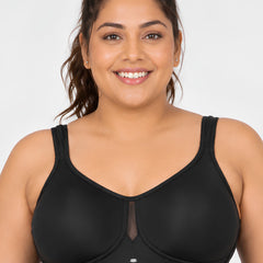 Full Coverage Minimizer Bra with No-Show Cups