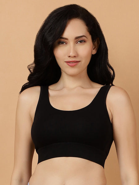 Medium Impact Non Padded Non Wired Long Line Sports Bra