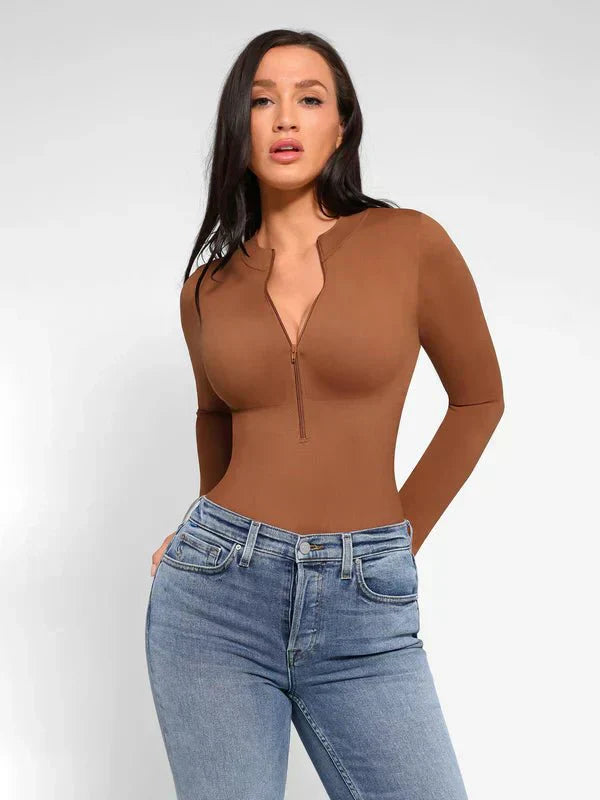 Seamless Long Sleeve Zipper