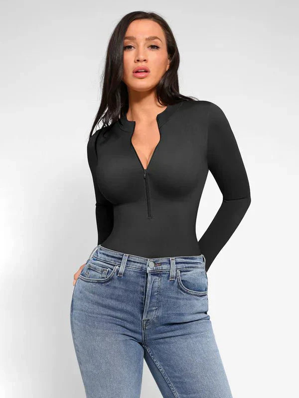 Seamless Long Sleeve Zipper