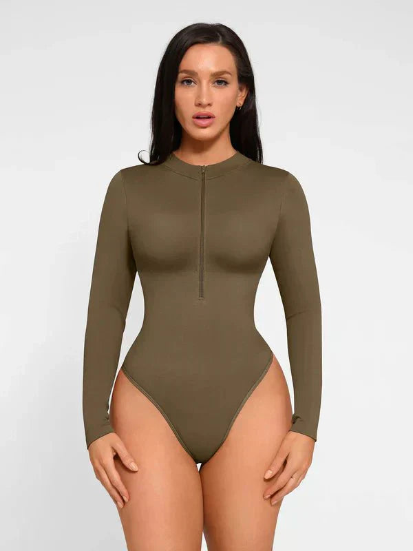 Seamless Long Sleeve Zipper