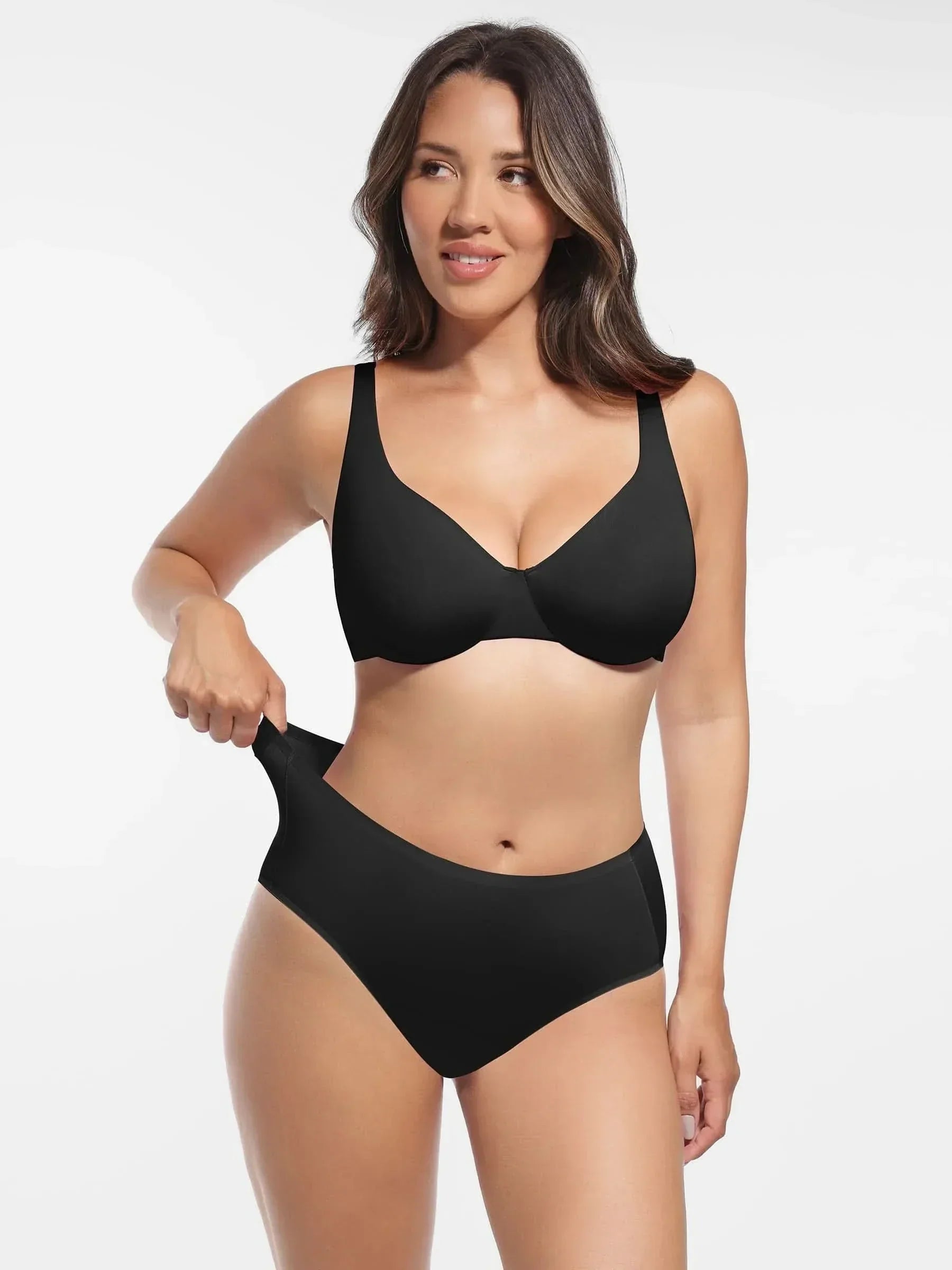 Mid-Waist Brief Panties