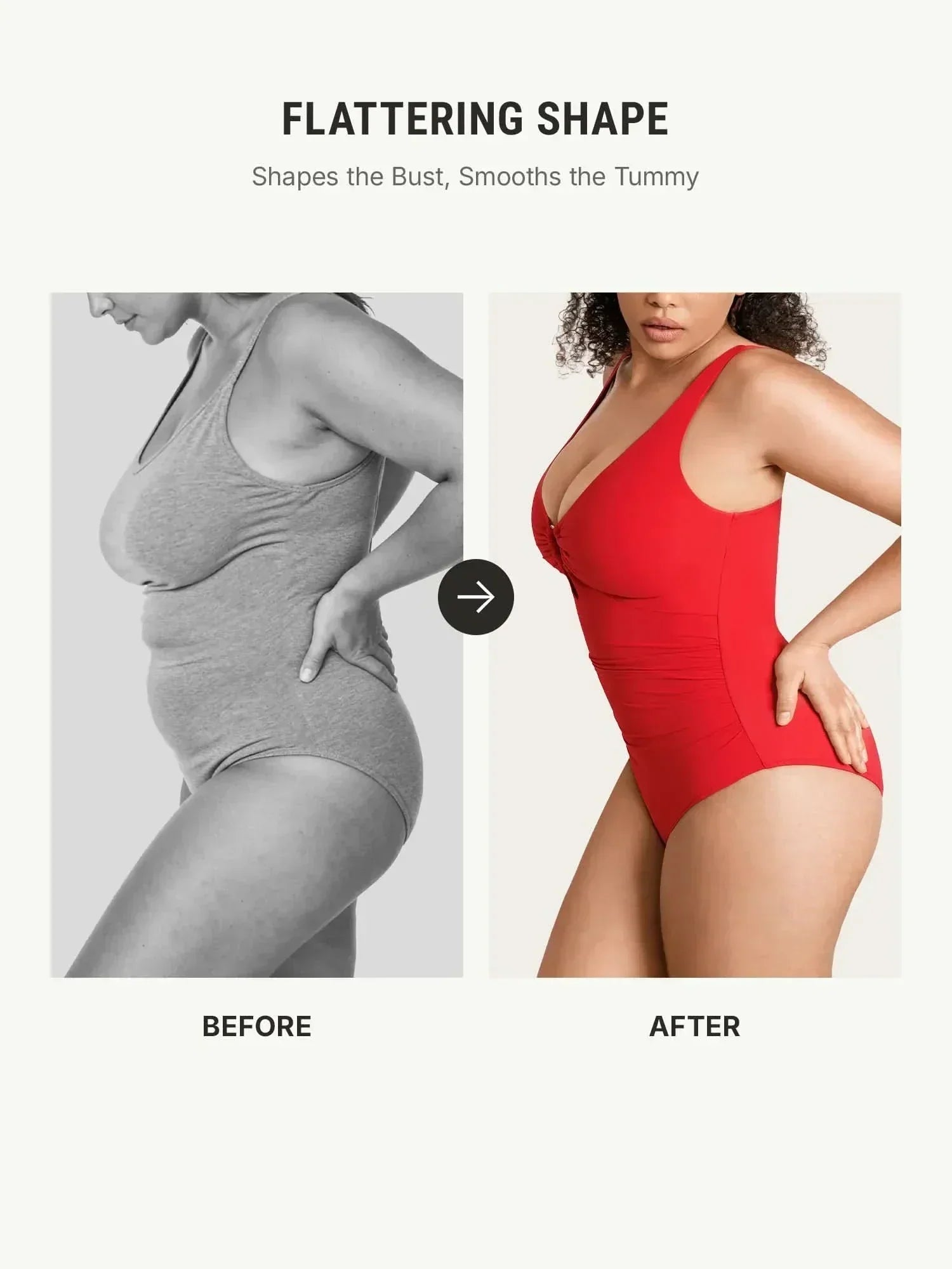 V-Neck Ruched Tummy Control One Piece Swimsuit