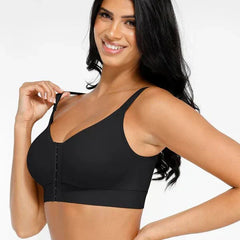 Post Surgery Full Coverage Compression Surgical Front Closure Mastectomy Bra