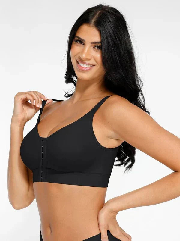 Post Surgery Full Coverage Compression Surgical Front Closure Mastectomy Bra
