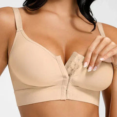 Post Surgery Full Coverage Compression Surgical Front Closure Mastectomy Bra