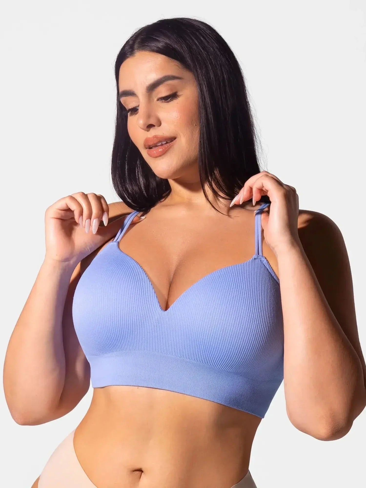Seamless Ribbed Wireless T-Shirt Bra