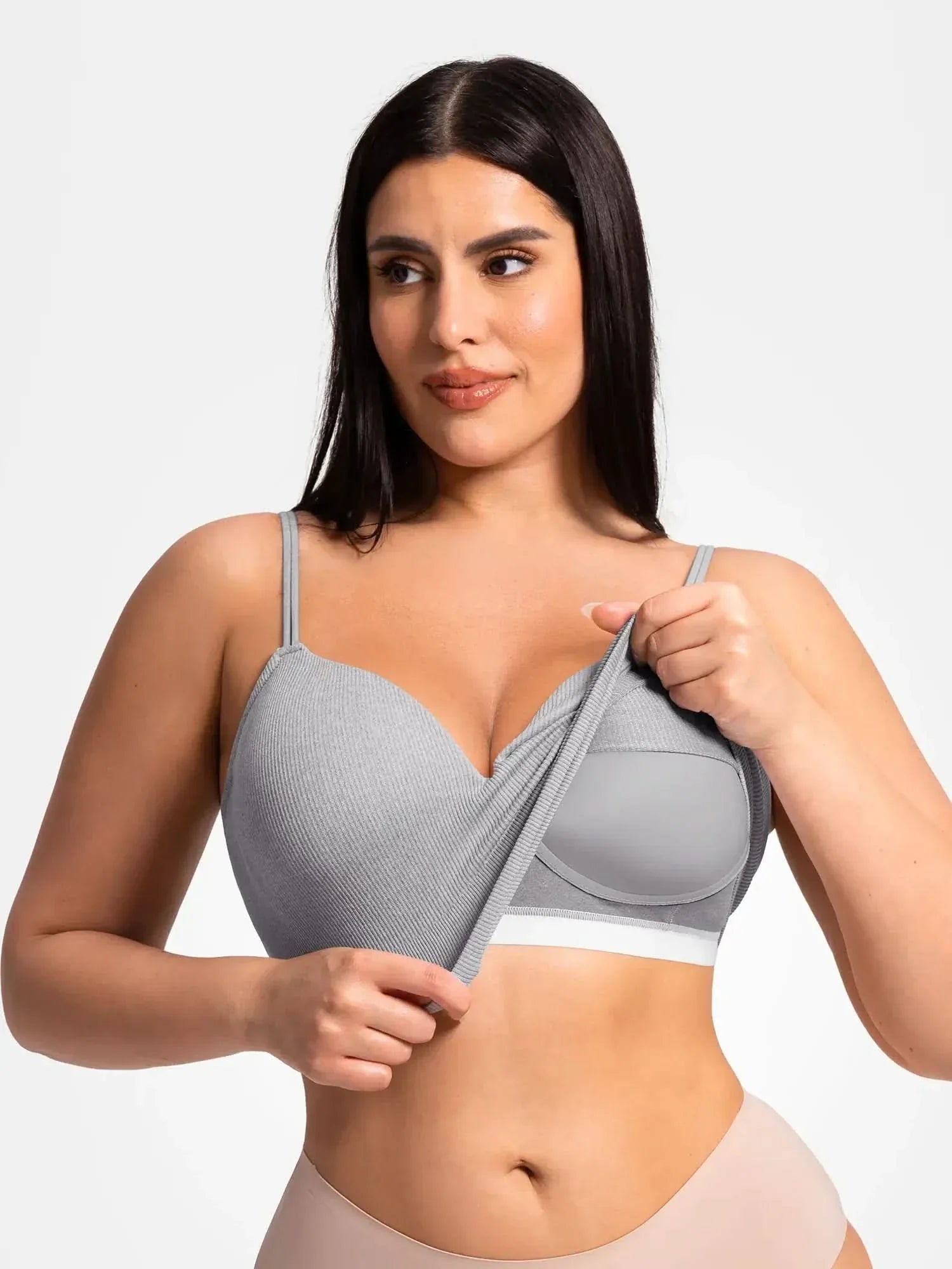 Seamless Ribbed Wireless T-Shirt Bra