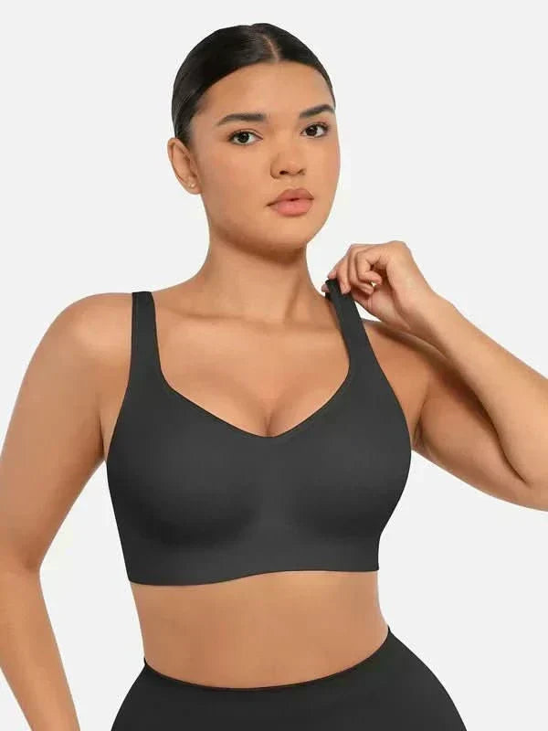 Seamless Built-in Soft Cups Full Coverage Wireless Bra