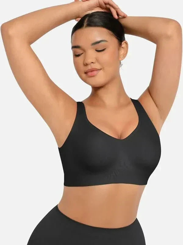 Seamless Built-in Soft Cups Full Coverage Wireless Bra