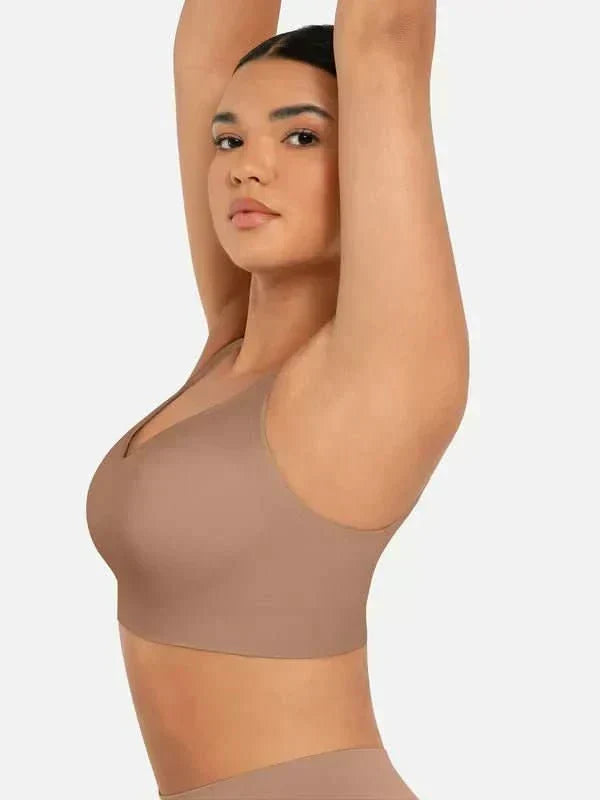 Seamless Built-in Soft Cups Full Coverage Wireless Bra