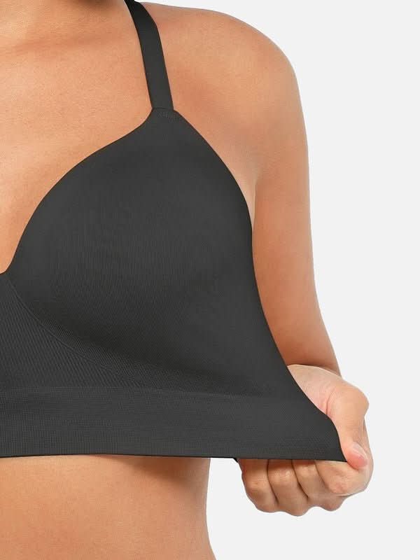 Wireless Padded Push-Up Seamless Comfort Full Coverage Bra