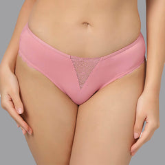 SOIE Woman - Mid Rise Full Coverage Lace Panty - Panty -for Women