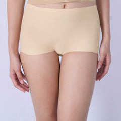 SOIE Woman - Seamless Mid Waist Full Coverage Boy Shorts with No Visible Panty Line - Panty -for Women
