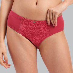 SOIE Woman - High Waist Full Coverage Lace Panty - Panty -for Women