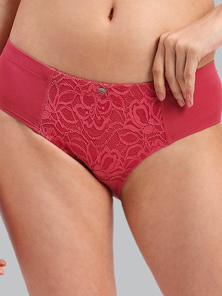 SOIE Woman - High Waist Full Coverage Lace Panty - Panty -for Women