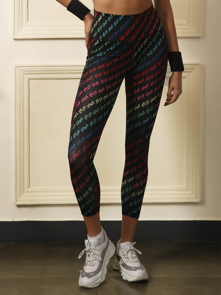 SOIE Woman - High Waist Ankle Length Sports Leggings With Pockets - Sports Leggings -for Women