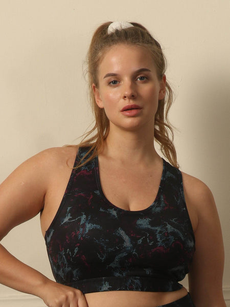 SOIE Woman - Medium Impact Racerback Sports Bra - Sports Bra -for Women