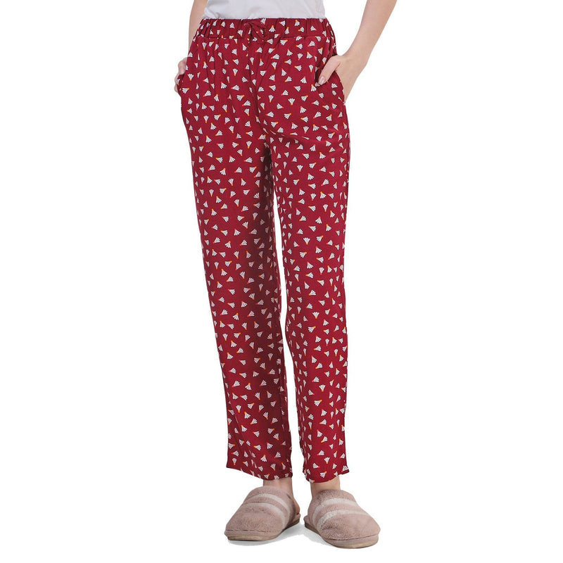 SOIE Woman - Supersoft Rayon Printed Pyjamas with Pockets - -for Women