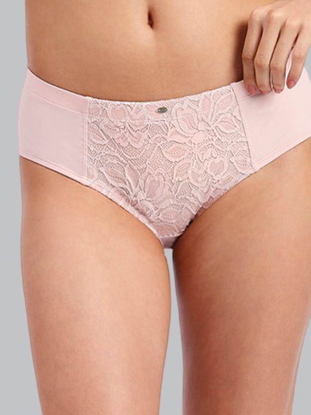 SOIE Woman - High Waist Full Coverage Lace Panty - Panty -for Women