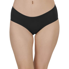SOIE Woman - High Coverage Mid Rise Solid Cotton Brief Panty Combo (Pack of 2) - Panty -for Women