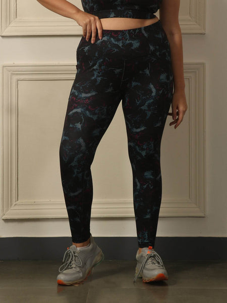 SOIE Woman - High Waist Ankle Length Sports Leggings With Pockets - Sports Leggings -for Women