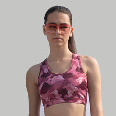 SOIE Woman - Medium Impact Racerback Sports Bra - Sports Bra -for Women