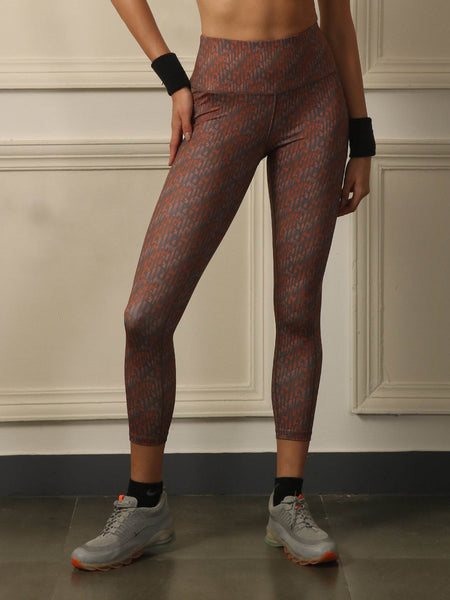 SOIE Woman - High Waist Ankle Length Sports Leggings With Pockets - Sports Leggings -for Women