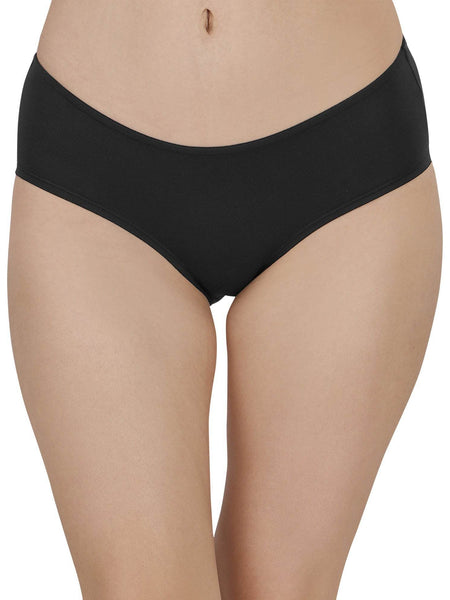 SOIE Woman - High Coverage Mid Rise Solid Cotton Brief Panty Combo (Pack of 2) - Panty -for Women