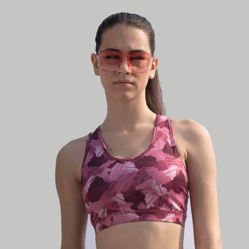 SOIE Woman - Medium Impact Racerback Sports Bra - Sports Bra -for Women