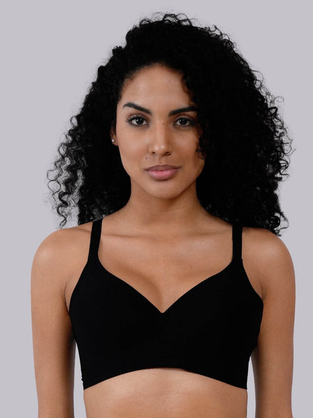 SOIE Woman - Padded Non wired Medium Coverage Seamless T-shirt Bra - Bonded Bra -for Women