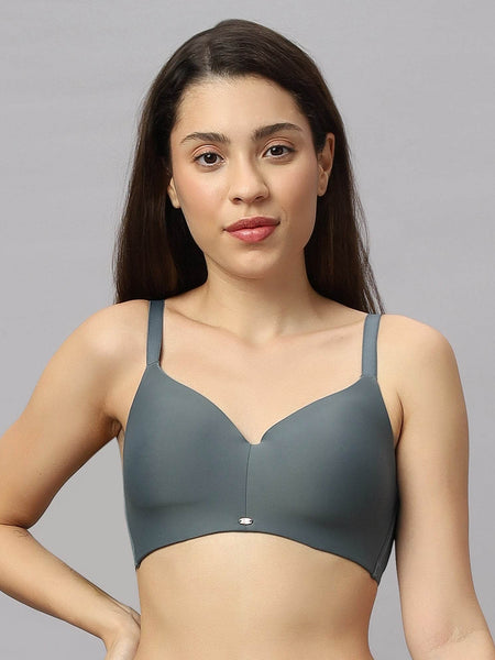SOIE Woman - Full Coverage Padded Non Wired Ultrasoft Seamless Bra - Bra -for Women