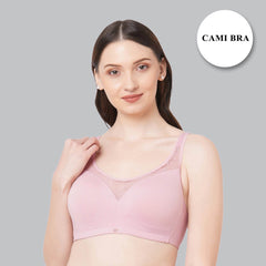 SOIE Woman - Full Coverage Padded Non Wired Bra With Lace Detailing - Bra -for Women