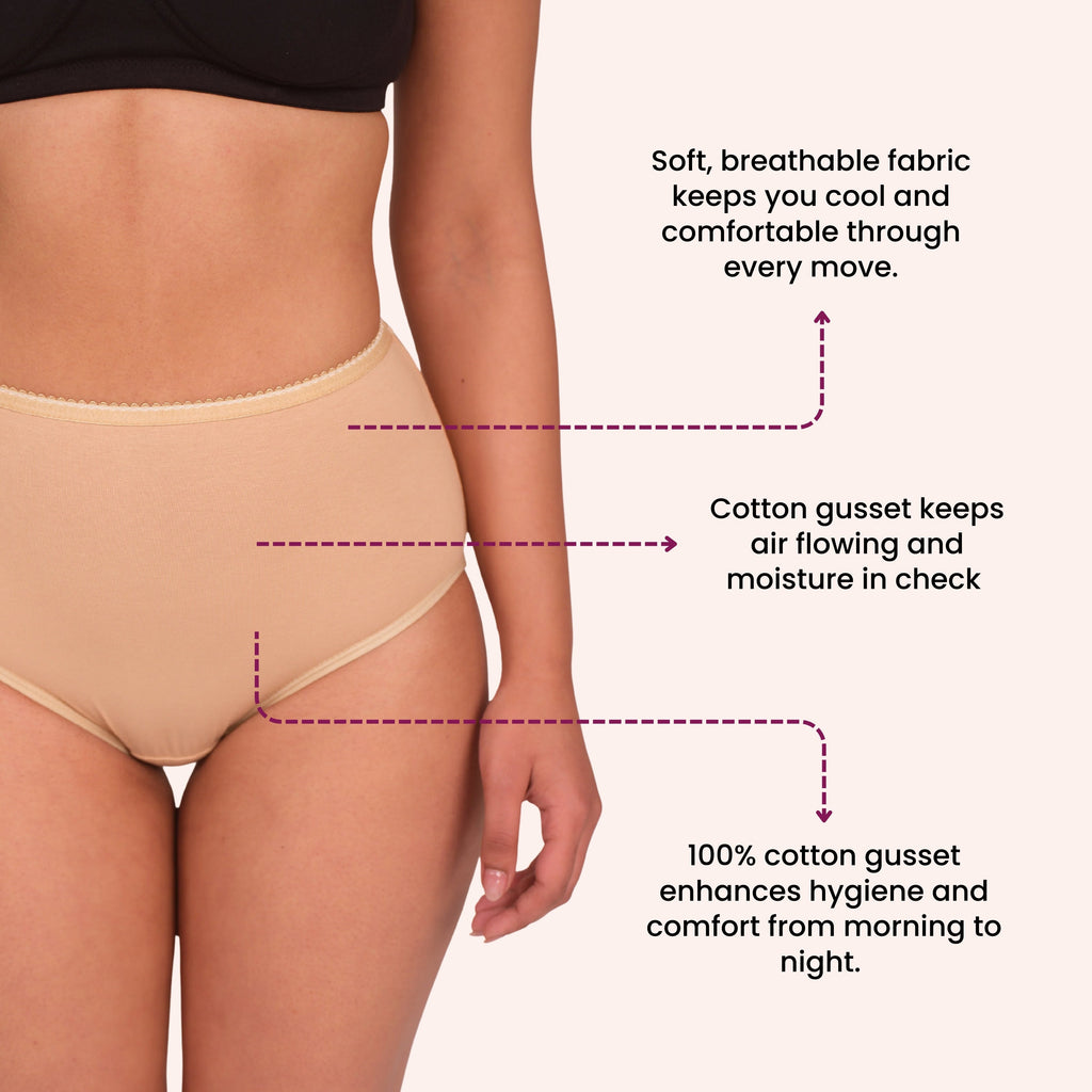 Munns & Mars Cotton Full coverage Hipster Panty