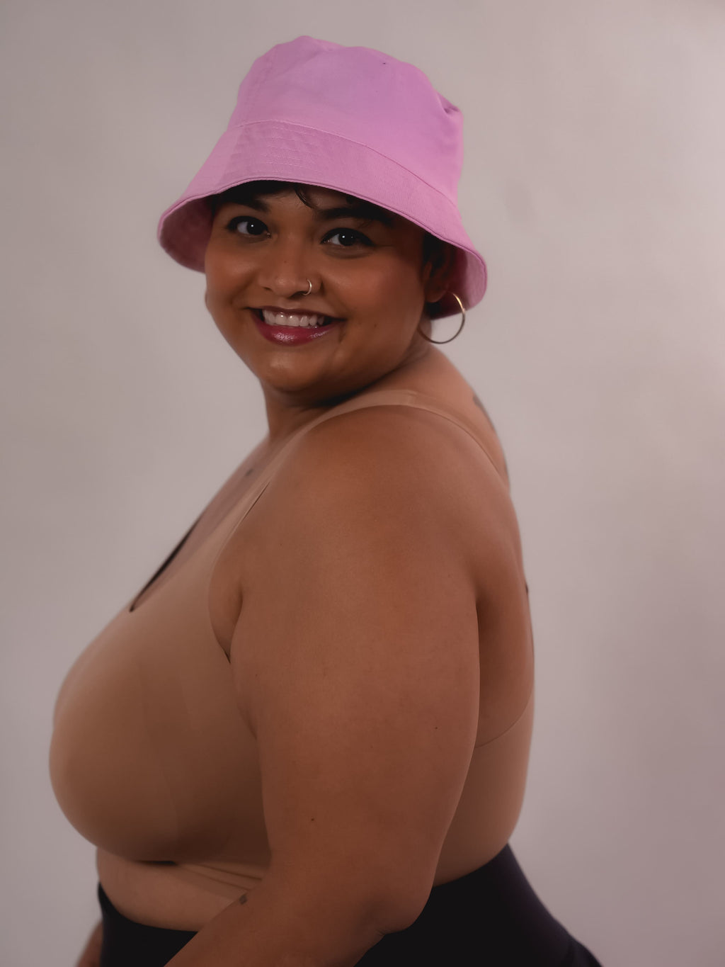 Tilt Beige Bra – crossback comfort bra for women, smooth under clothes, breathable fabric.