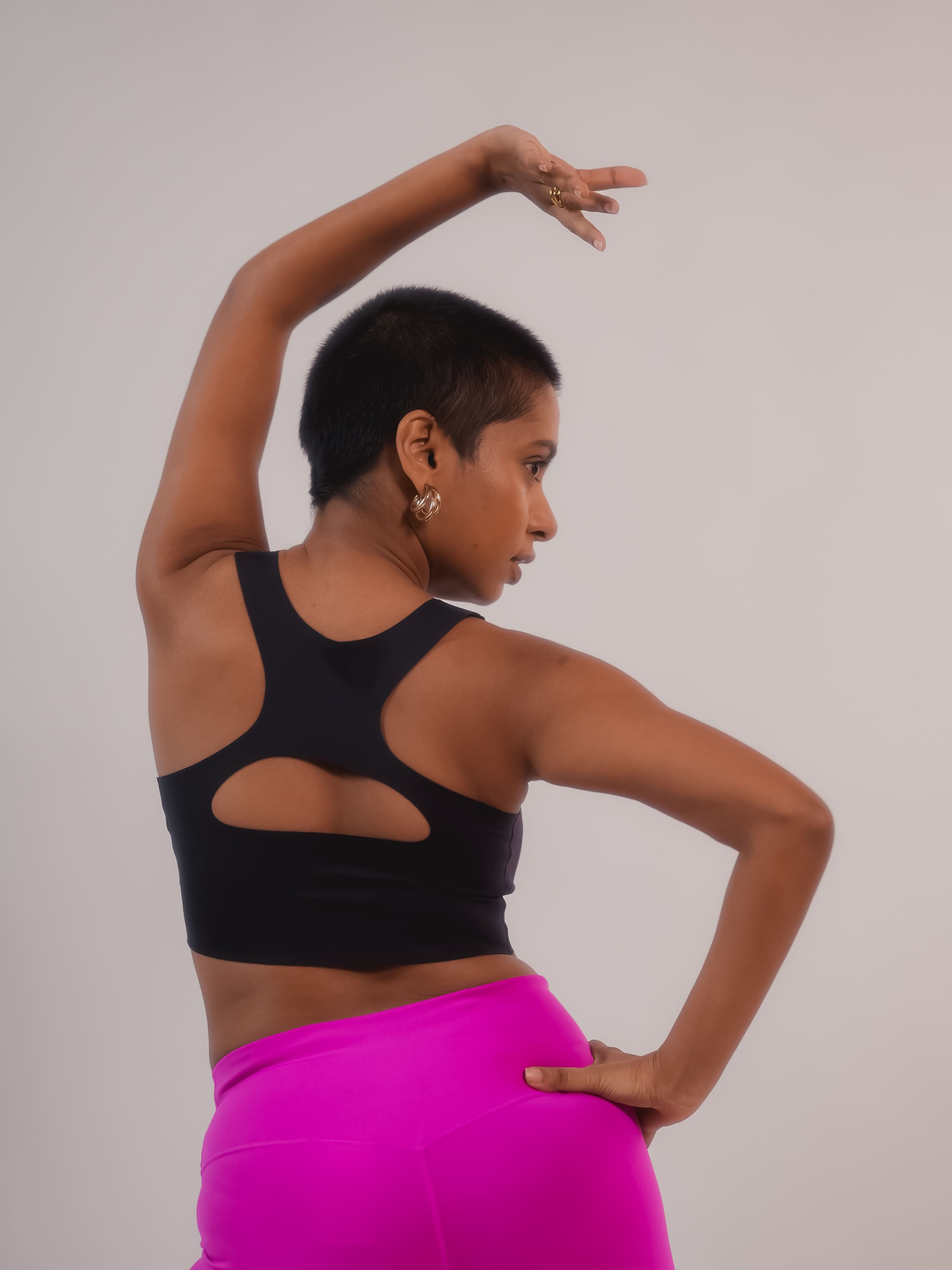 Tilt Black Fursat Bra – everyday breathable bra for women with soft-touch fabric.