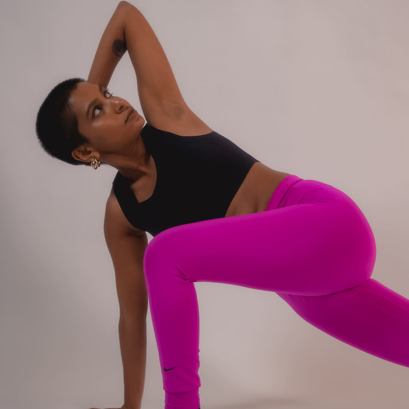 Black Racerback Fursat Bra – Tilt comfort bra that supports without wires.