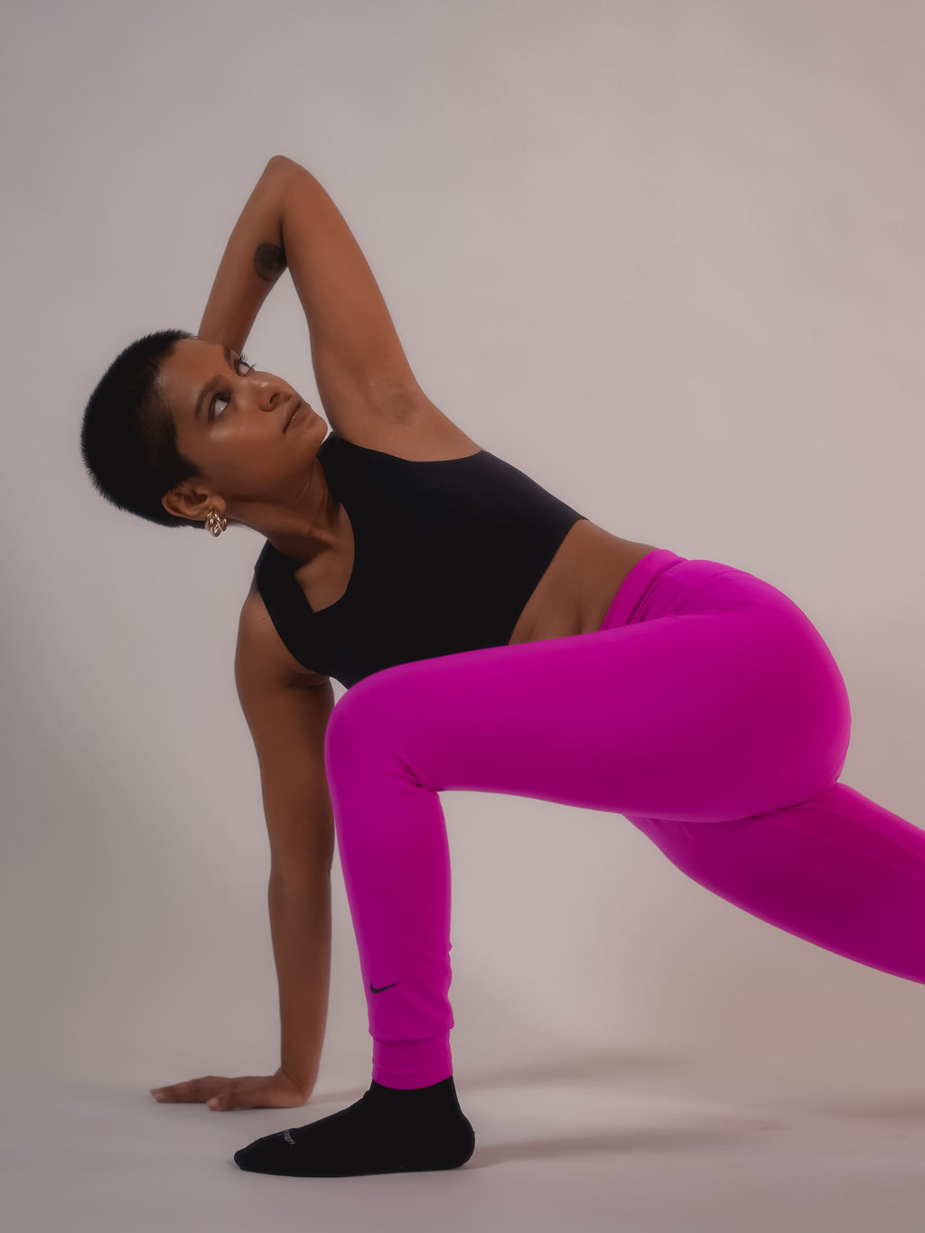 Black Racerback Fursat Bra – Tilt comfort bra that supports without wires.