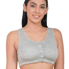 Plus Size Breastfeeding Pregnancy Seamless Front Buttons Bra