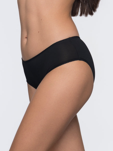 Léa Hipster - Mid-rise everyday luxury - Black