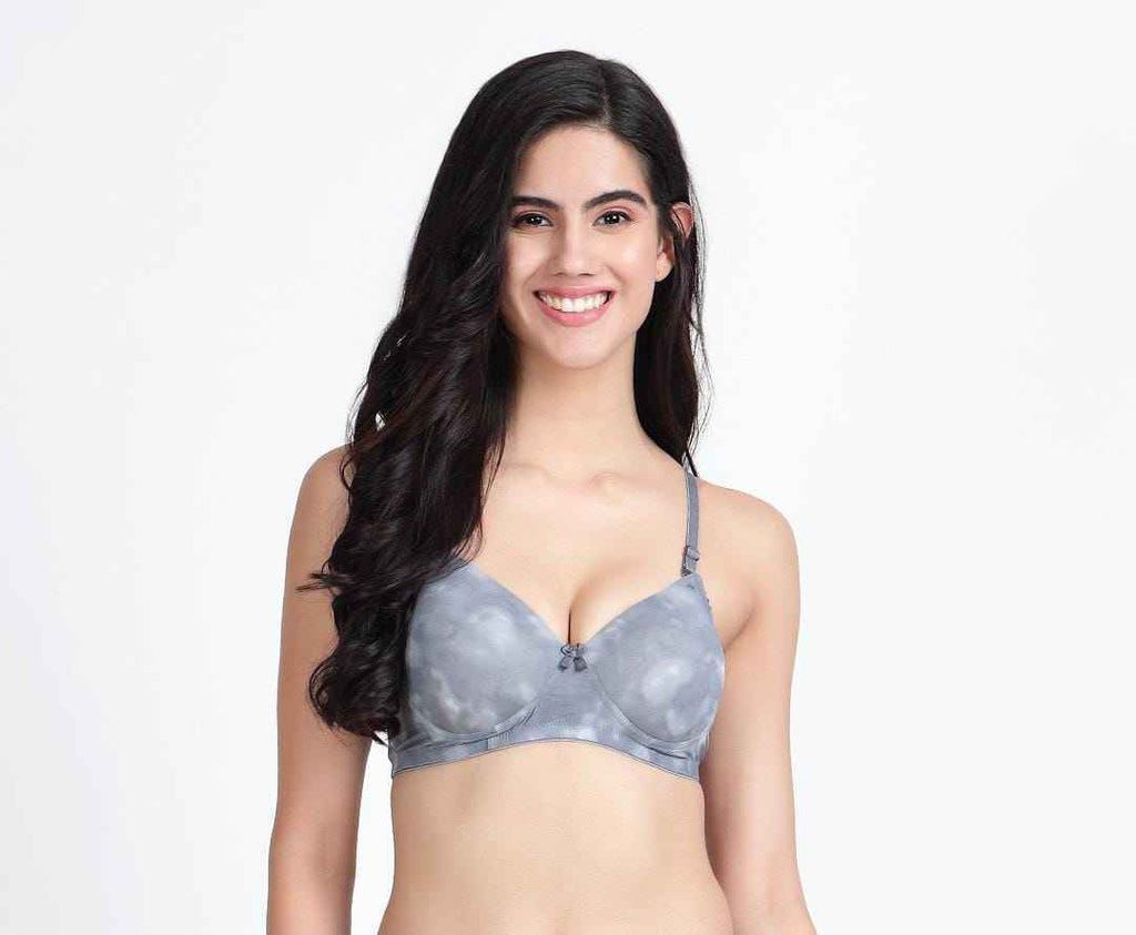 Women Magenta Plus Size Padded Comfortable High Support Big-Cup Bra
