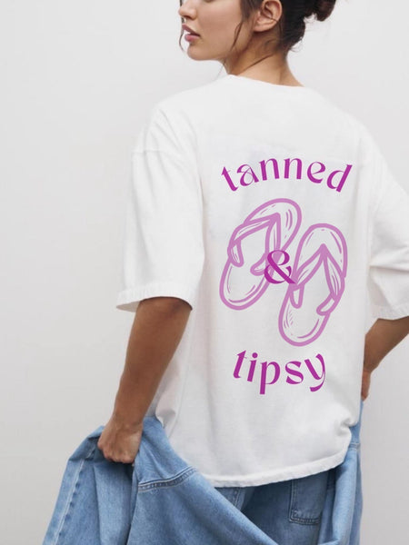 Allhers tanned&tipsy tee