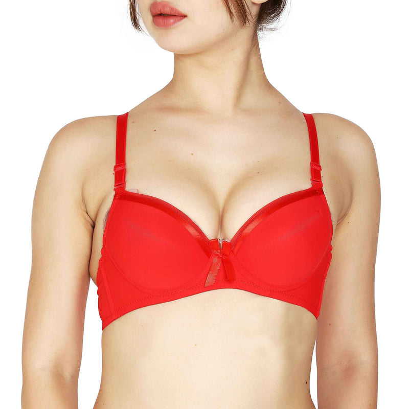Brachy Women T-shirt Heavily Padded Pushup Bra