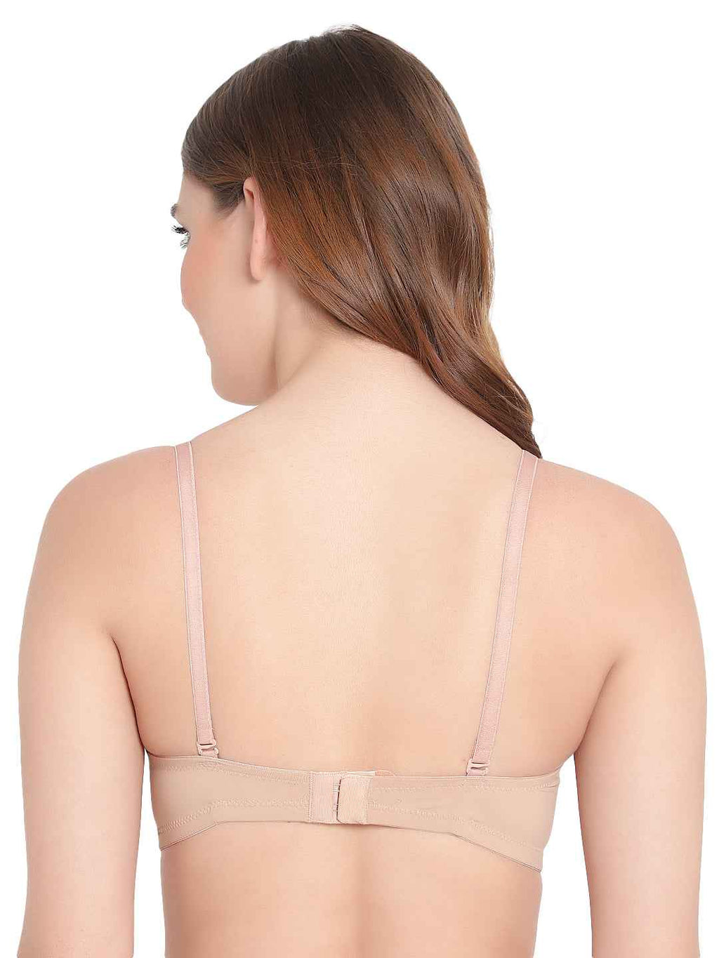 Women Full Coverage Convertible Straps Non-Wired Padded T-Shirt Bra