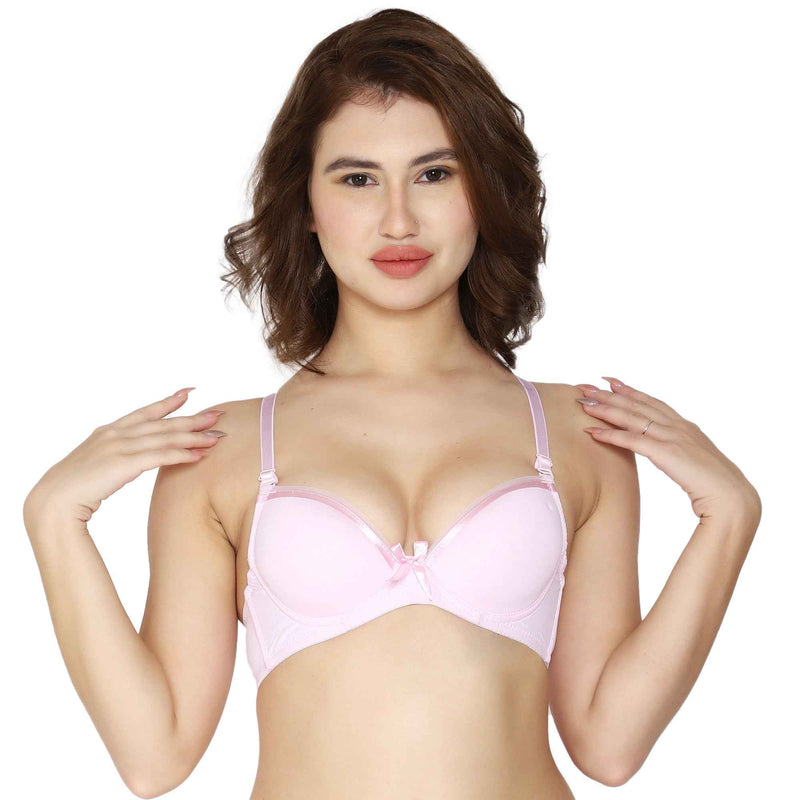 Brachy Women T-shirt Heavily Padded Pushup Bra